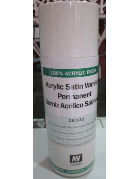 VALLEJO SPRAY 400ML BARNIZ SATINADO