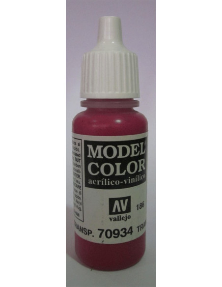 VALLEJO 70934 ROJO TRANSPARENTE