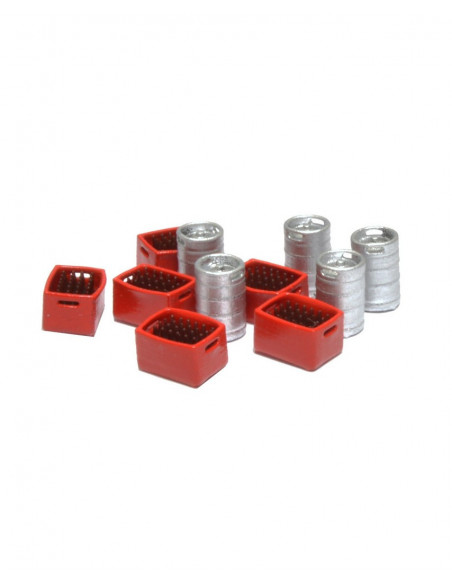 87TRAIN 22223 CAJAS Y BARRILES DE CERVEZA