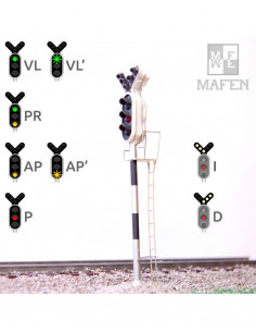 HO MAFEN 913.05 SEMAFORO 3 ASPECTOS DOBLE DIR