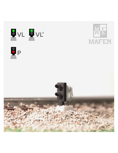 HO MAFEN 914.01 SEMAFORO BAJO 2 ASPECTOS V/R