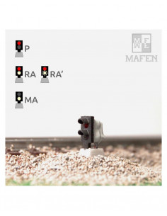 HO MAFEN 914.02 SEMAFORO BAJO 2 ASPECTOS ROJO BLANCO
