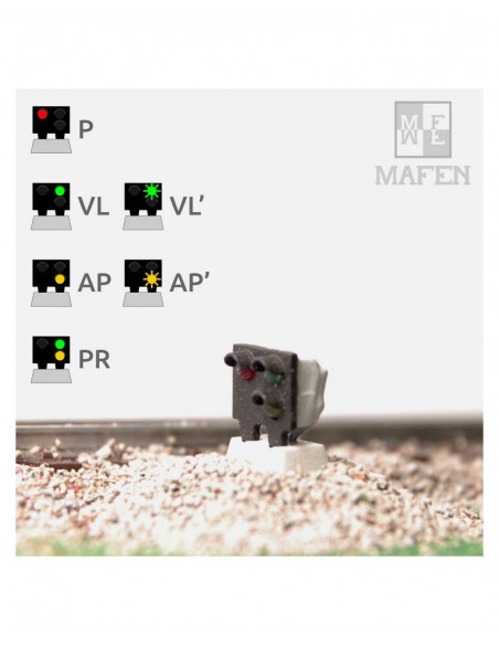 HO MAFEN 914.03 SEMAFORO BAJO 3 ASPECTOS DCHA