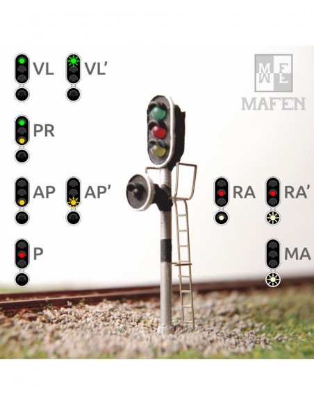 N MAFEN 4131.03 SEMAFORO 3 ASPECTOS CON REBASE