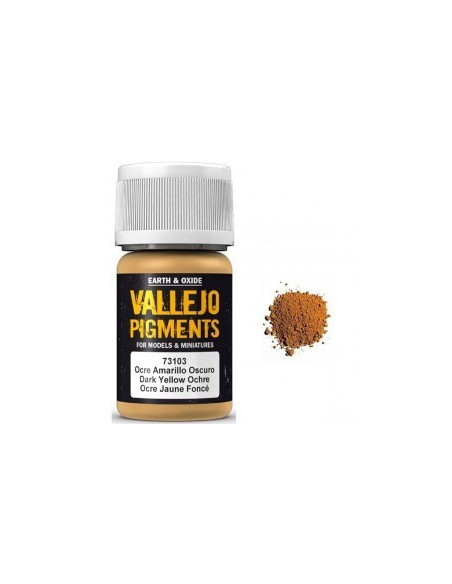 VALLEJO 73103 PIGMENTO OCRE AMARILLO OSCURO