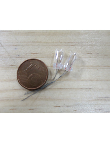 ROCO 2 BOMBILLAS MEDIAS 4MM DIAMETRO