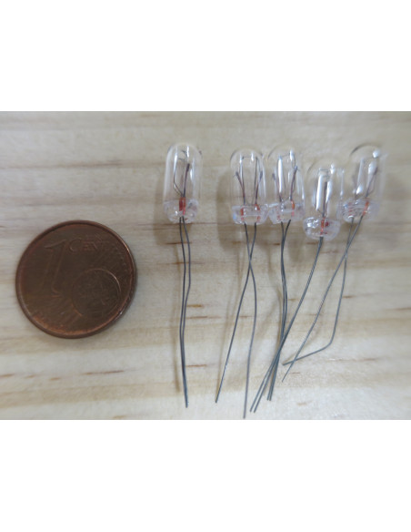 ROCO 5 BOMBILLAS MEDIANAS 4MM DIAMETRO