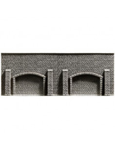 HO NOCH 58058 MURO  ABOBEDADO 33,5X12,5