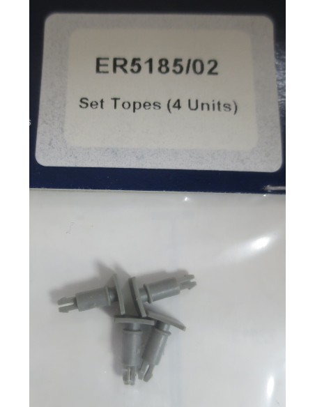 ER5185/02  SET 4 TOPES VAGON GRIS RENFE