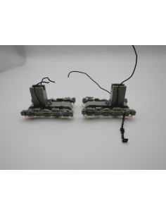 N TOPTRAIN 319 SET 2 BOGIE SIN EJES GRIS CLARO