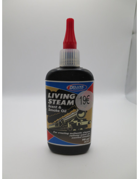 DELUXE AC21 90ML LIVING STEAM LIQUIDO FUMIGENO OLOR CARBON