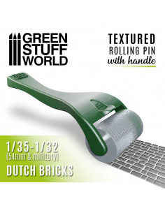 GREENSTUFF RODILLO CON MANGO-LADRILLOS HOLANDESES