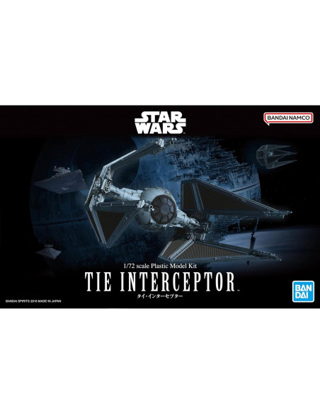 BANDAI 5065568 STAR WARS TIE INTERCEPTOR 1/72