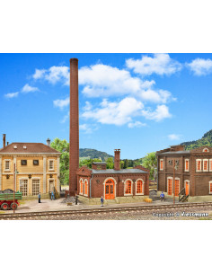 HO VOLLMER 45591 Fabrica con chimenea