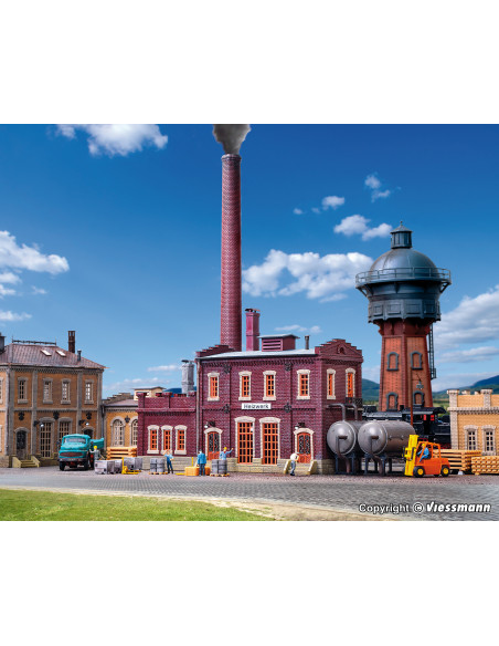 HO VOLLMER 45617 Fabrica con chimenea