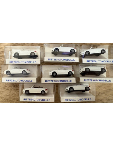 HO RIETZE  Pack 8 Coches AUDI para Portacoches