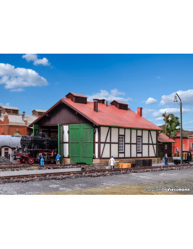 HO KIBRI 39438 HANGAR LOCOMOTORAS