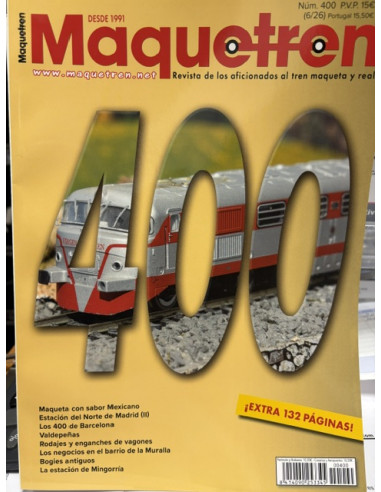 MAQUETREN  NUM400 ESPECIAL 400 NUMEROS 6/26